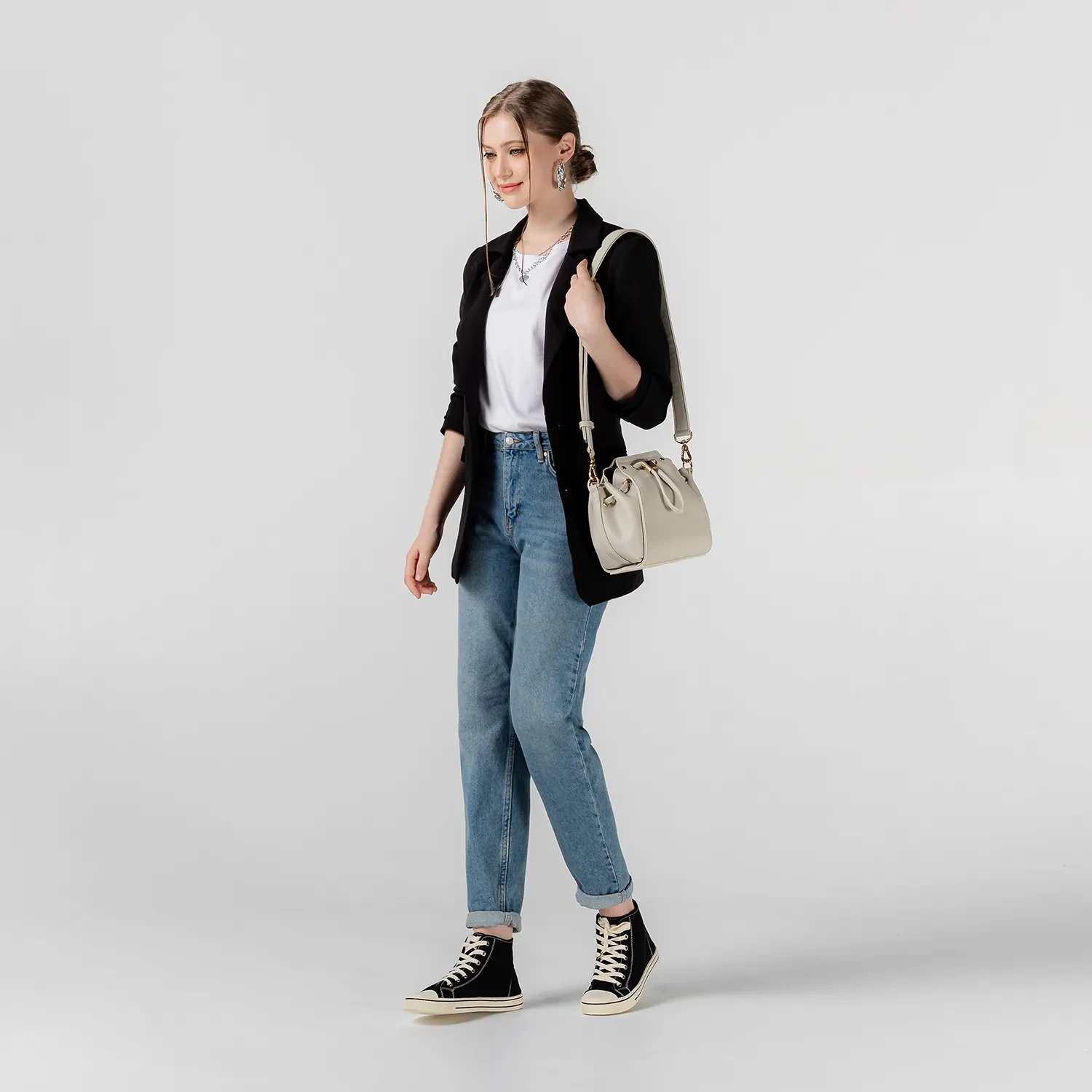 ESBUCKET MINI MUCKET BAG - BEIGE